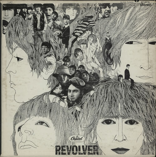 The Beatles Revolver - 2nd - VG vinyl LP album (LP record) US BTLLPRE580722