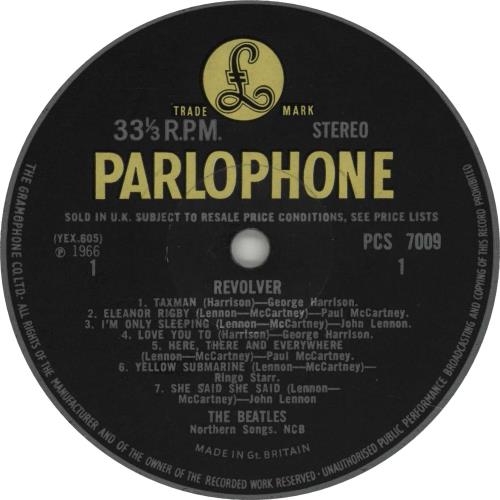 The Beatles Revolver - 2nd vinyl LP album (LP record) UK BTLLPRE330093