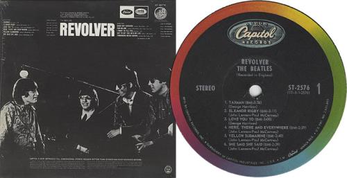 The Beatles Revolver - 2nd vinyl LP album (LP record) US BTLLPRE405124