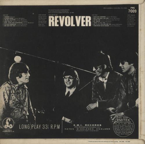 The Beatles Revolver - 3rd - DR/DR - G/VG- vinyl LP album (LP record) UK BTLLPRE655188