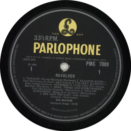 The Beatles Revolver - 3rd - EX vinyl LP album (LP record) UK BTLLPRE653103