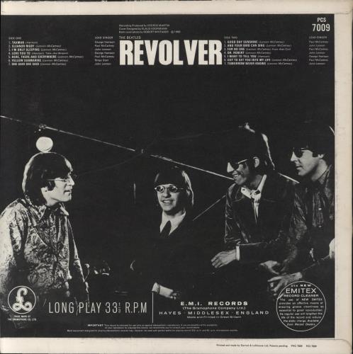 The Beatles Revolver - 3rd - VG vinyl LP album (LP record) UK BTLLPRE584856