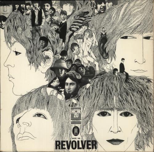 The Beatles Revolver - Blue Label - EX vinyl LP album (LP record) German BTLLPRE867359