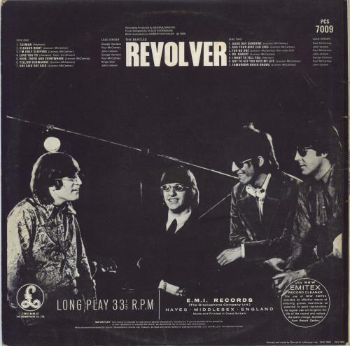 The Beatles Revolver - EMI - Fr Lam - EX vinyl LP album (LP record) UK BTLLPRE788166