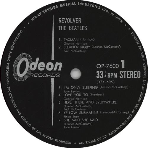 The Beatles Revolver - Red Vinyl + Obi vinyl LP album (LP record) Japanese BTLLPRE292938