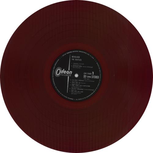 The Beatles Revolver - Red Vinyl + Obi vinyl LP album (LP record) Japanese BTLLPRE292938