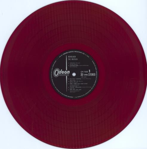 The Beatles Revolver - Red Vinyl vinyl LP album (LP record) Japanese BTLLPRE774251