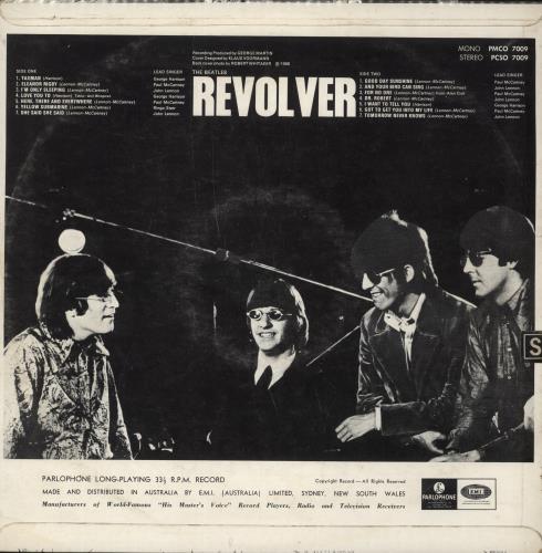 The Beatles Revolver - VG vinyl LP album (LP record) Australian BTLLPRE888361