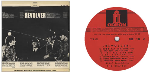 The Beatles Revolver vinyl LP album (LP record) French BTLLPRE262940