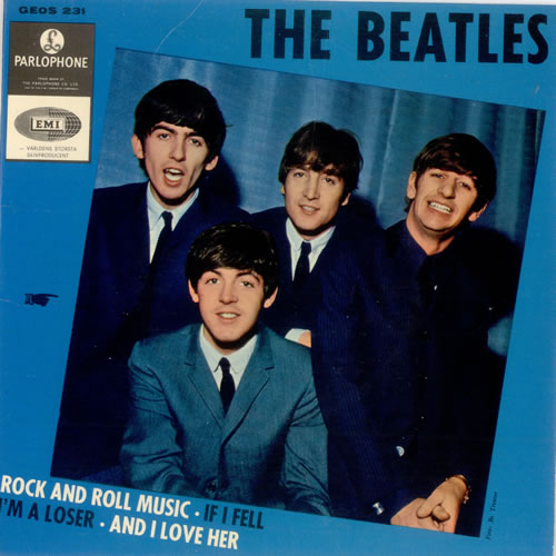 The Beatles Rock And Roll Music EP 7" vinyl single (7 inch record / 45) Swedish BTL07RO500971