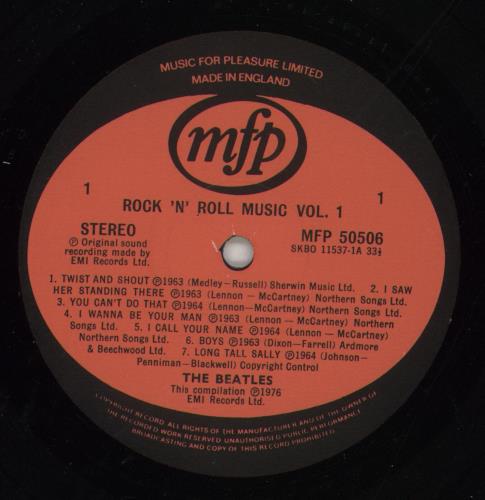The Beatles Rock 'N' Roll Music Vol. 1 - Shrink vinyl LP album (LP record) UK BTLLPRO865467