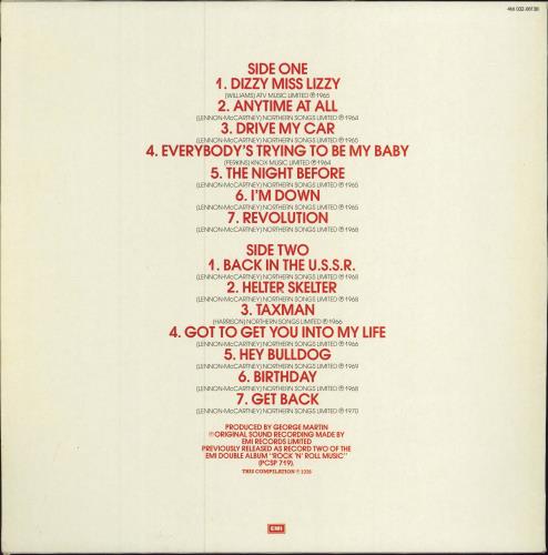 The Beatles Rock 'n' Roll Music Vol. 2 vinyl LP album (LP record) Belgian BTLLPRO784081