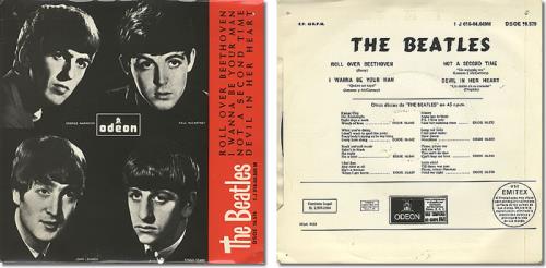 The Beatles Roll Over Beethoven 7" vinyl single (7 inch record / 45) Spanish BTL07RO396399