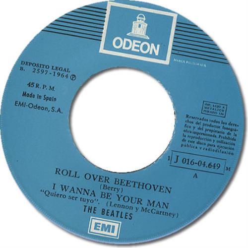 The Beatles Roll Over Beethoven 7" vinyl single (7 inch record / 45) Spanish BTL07RO396399