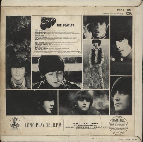 The Beatles Rubber Soul - 1st - EJ Day - VG vinyl LP album (LP record) UK BTLLPRU863614