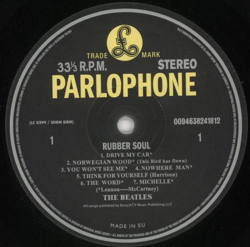 The Beatles Rubber Soul - 2017 - DeAgostini vinyl LP album (LP record) UK BTLLPRU724143