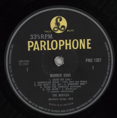 The Beatles Rubber Soul - 3rd - Hazel Yarwood Mix vinyl LP album (LP record) UK BTLLPRU882094