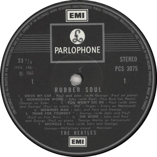 The Beatles Rubber Soul - Path� - VG vinyl LP album (LP record) UK BTLLPRU709352