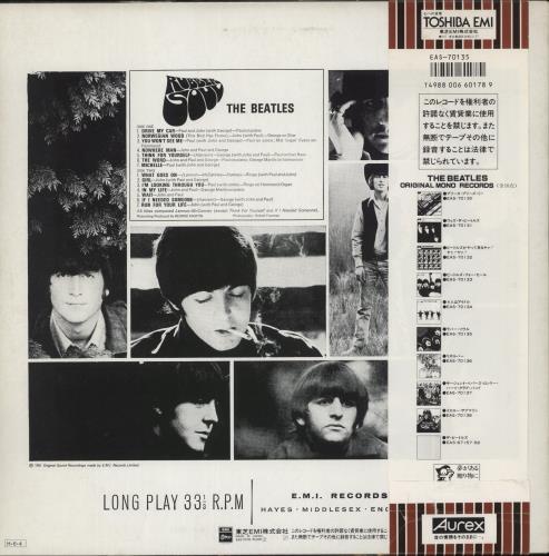 The Beatles Rubber Soul - Red + 86 Obi vinyl LP album (LP record) Japanese BTLLPRU221623