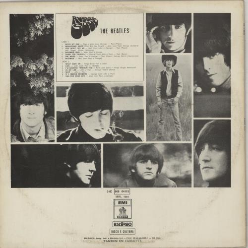The Beatles Rubber Soul vinyl LP album (LP record) Brazilian BTLLPRU235950
