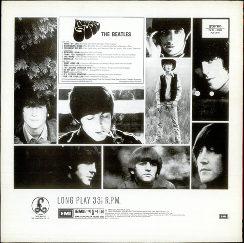 The Beatles Rubber Soul vinyl LP album (LP record) Korean BTLLPRU519678