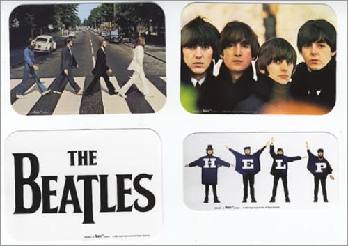 The Beatles Set Of Stickers memorabilia UK BTLMMSE357380