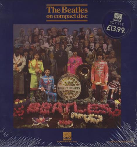 The Beatles Sgt Peppers - Sealed CD Album Box Set UK BTLDXSG376819