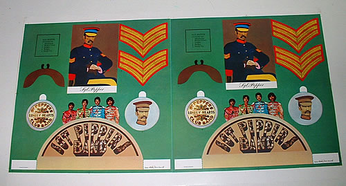 The Beatles Sgt. Pepper Cut-Outs - Proof Artwork artwork UK BTLARSG331536