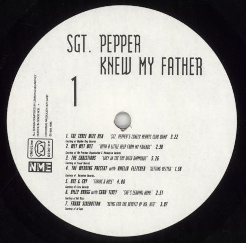The Beatles Sgt. Pepper Knew My Father vinyl LP album (LP record) UK BTLLPSG195847