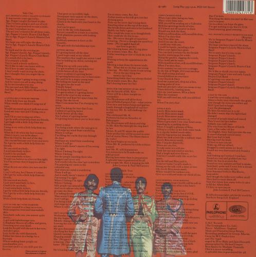 The Beatles Sgt. Pepper's - 2 Box - All Rights - Barcode vinyl LP album (LP record) UK BTLLPSG313599