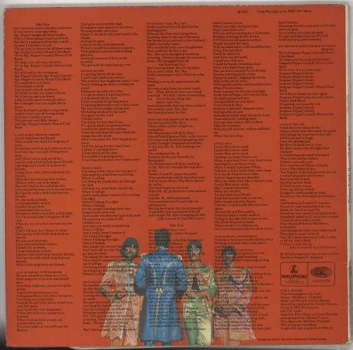 The Beatles Sgt. Pepper's - 2nd - VG vinyl LP album (LP record) UK BTLLPSG441618