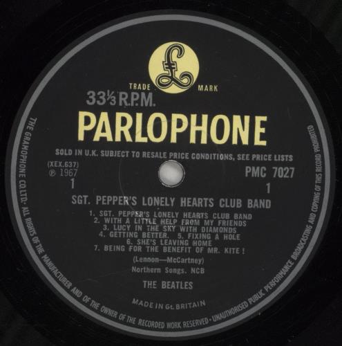 The Beatles Sgt. Pepper's - 2nd vinyl LP album (LP record) UK BTLLPSG307466