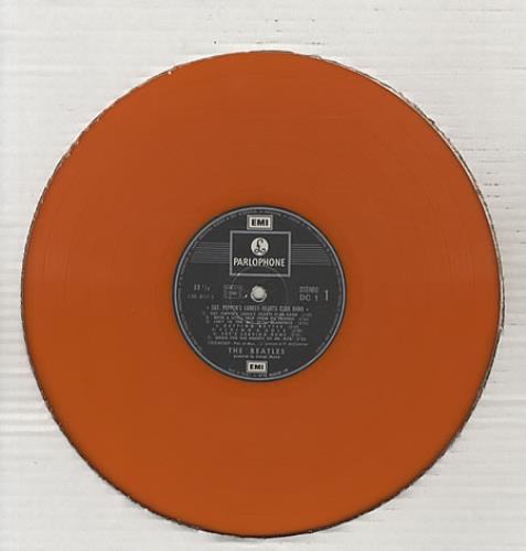 The Beatles Sgt. Pepper's - Orange vinyl LP album (LP record) French BTLLPSG88184