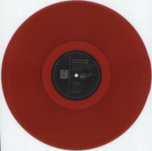 The Beatles Sgt. Pepper's - Red + 82 Obi - EX vinyl LP album (LP record) Japanese BTLLPSG880307
