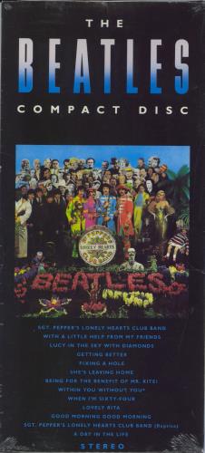 The Beatles Sgt. Pepper's Lonely Heart Club Band - Longbox - Sealed CD album (CDLP) US BTLCDSG629660