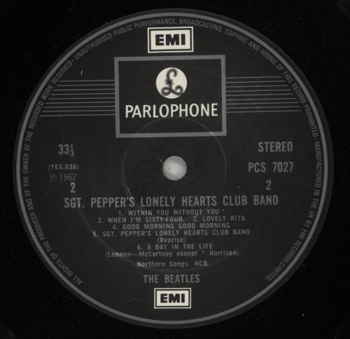 The Beatles Sgt. Pepper's Lonely Hearts Club Band - Nimbus vinyl LP album (LP record) UK BTLLPSG227410