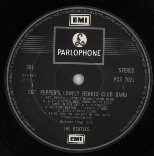 The Beatles Sgt. Pepper's Lonely Hearts Club Band - Nimbus vinyl LP album (LP record) UK BTLLPSG871166
