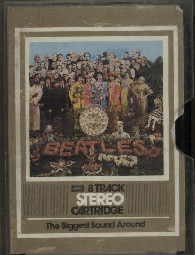 The Beatles Sgt. Pepper's Lonely Hearts Club Band 8-track cassette UK BTL8TSG644183