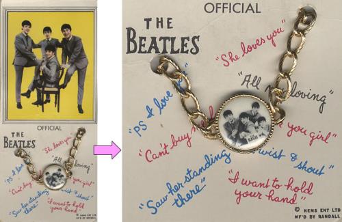 The Beatles She Loves You Bracelet memorabilia US BTLMMSH396071