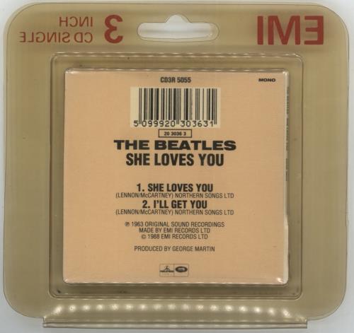 The Beatles She Loves You 3" CD single (CD3) UK BTLC3SH14299