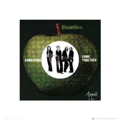 The Beatles Something / Come Together - Lithograph memorabilia UK BTLMMSO485486