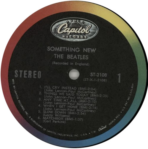 The Beatles Something New - 2nd vinyl LP album (LP record) US BTLLPSO561930