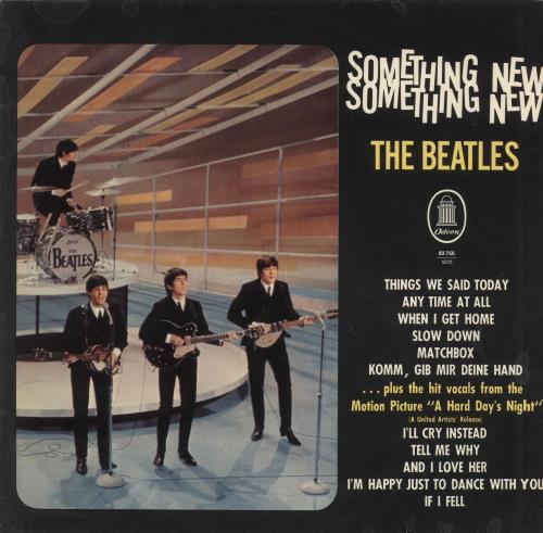 The Beatles Something New vinyl LP album (LP record) German BTLLPSO734048