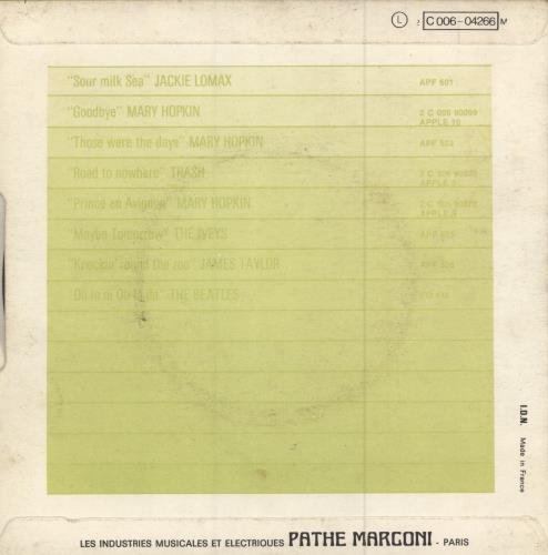 The Beatles Something 7" vinyl single (7 inch record / 45) French BTL07SO102962