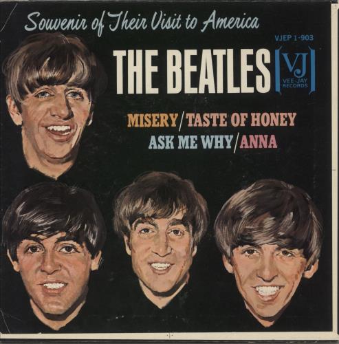 The Beatles Souvenir Of Their Visit To America - 3rd 7" vinyl single (7 inch record / 45) US BTL07SO436564