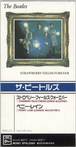 The Beatles Strawberry Fields Forever 3" CD single (CD3) Japanese BTLC3ST117139