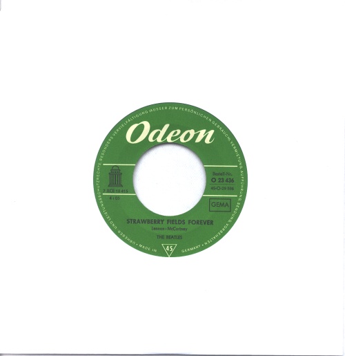 The Beatles Strawberry Fields Forever 7" vinyl single (7 inch record / 45) German BTL07ST607827