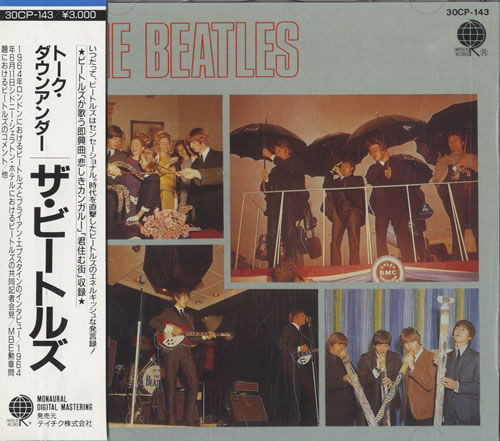 The Beatles Talk Downunder CD album (CDLP) Japanese BTLCDTA452931