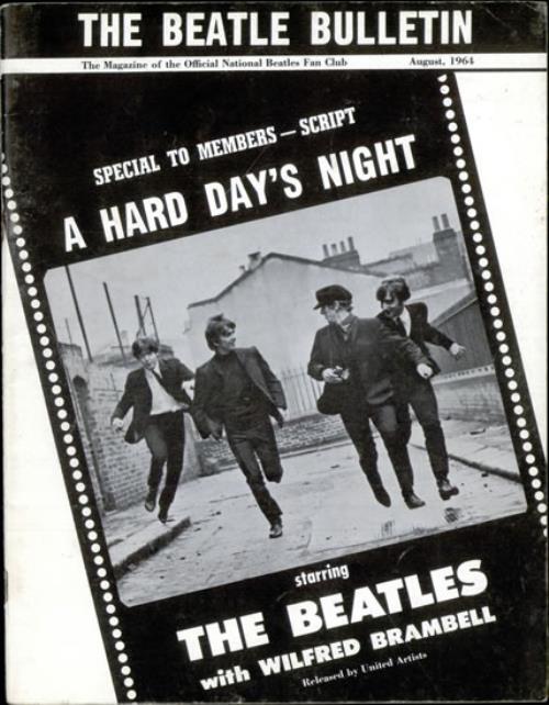 The Beatles The Beatle Bulletin - A Hard Day's Night magazine US BTLMATH503666