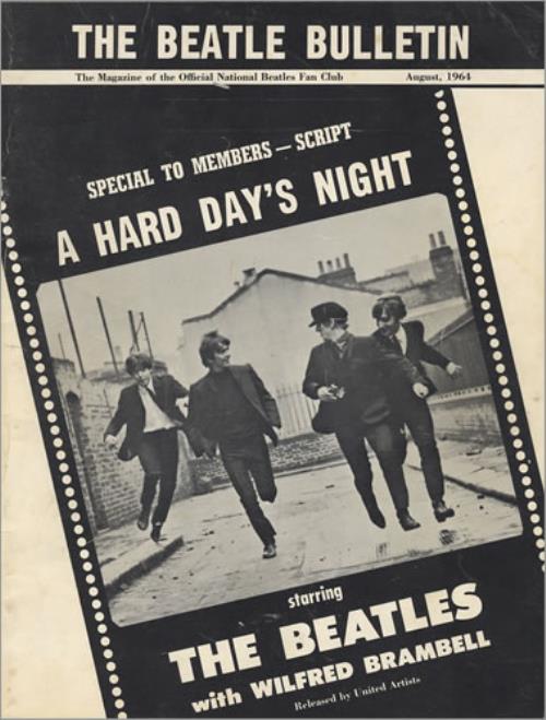 The Beatles The Beatle Bulletin magazine US BTLMATH404772